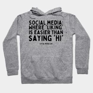 Sarcasm on Social Media - Truth with a Twist Hoodie